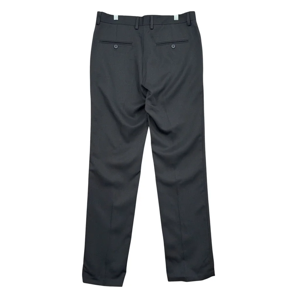 Kenneth Cole Reaction Dress Pants Mens 32x32‎ Polyester Black